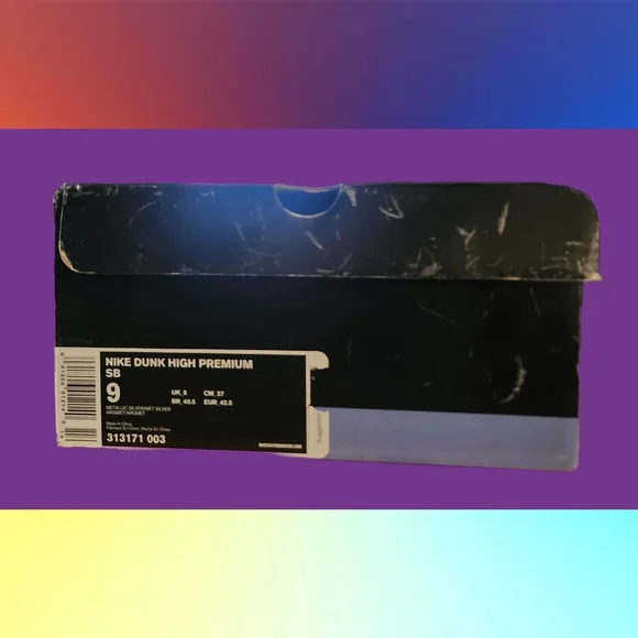 RARE NIKE DUNK HIGH PREMIUM SB DINOSAUR JR 313181-003 SIZE 9 - Picture 6 of 8